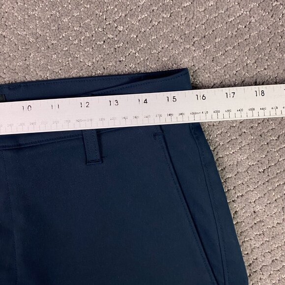 Proof The Nomad Shorts Men's 31 Blue Flat Front Performance Golf Huckberry Chino - Picture 9 of 13